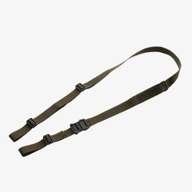 Lightweight ranger green rifle sling.